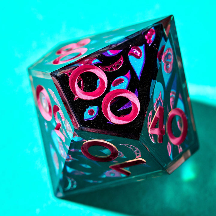 Otherworldly Entity 7-Piece Iconic Dice Set - Dispel Dice - Premium DnD Dice & Accessories