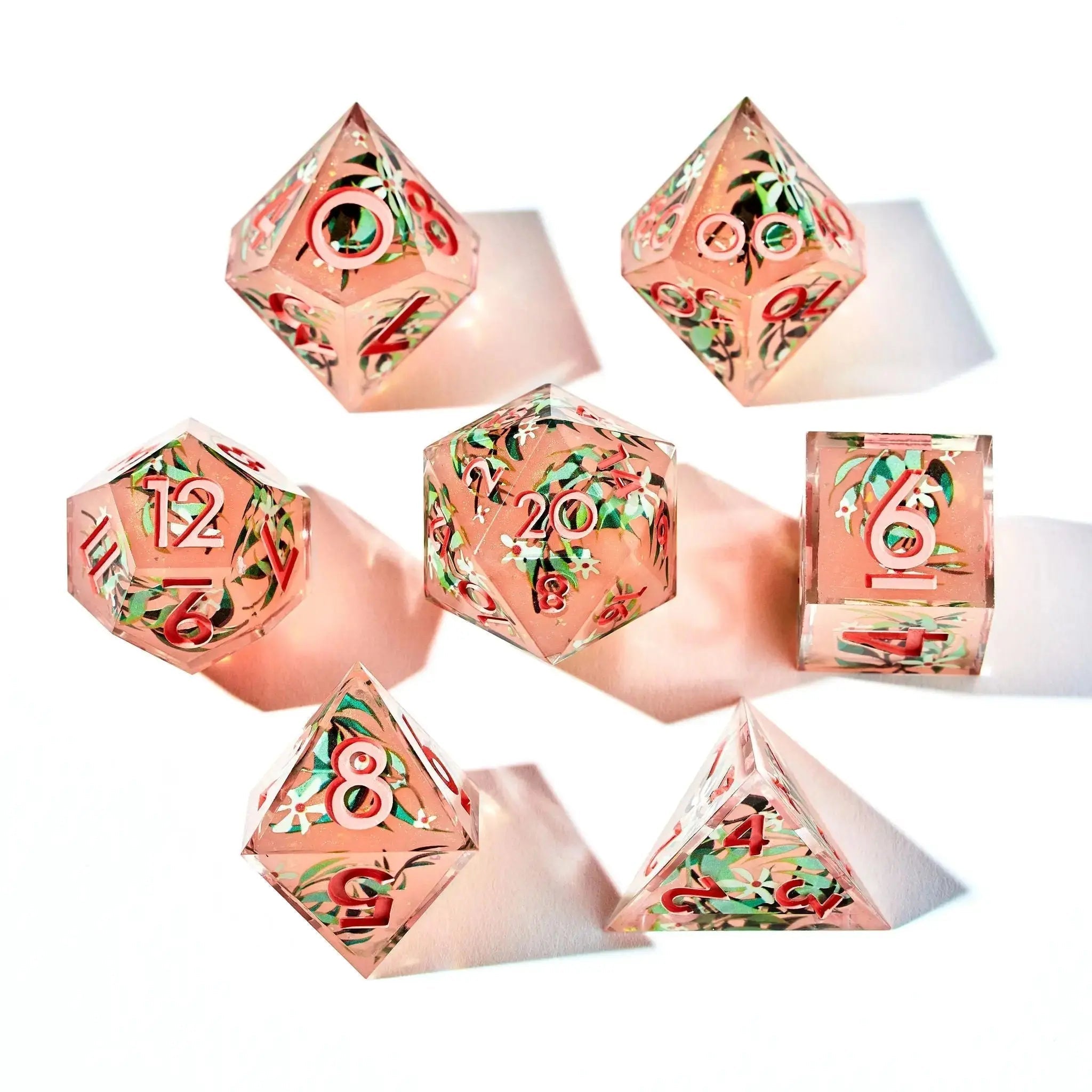 Overgrowth 7-Piece Iconic Dice Set - Dispel Dice - Premium DnD Dice & Accessories