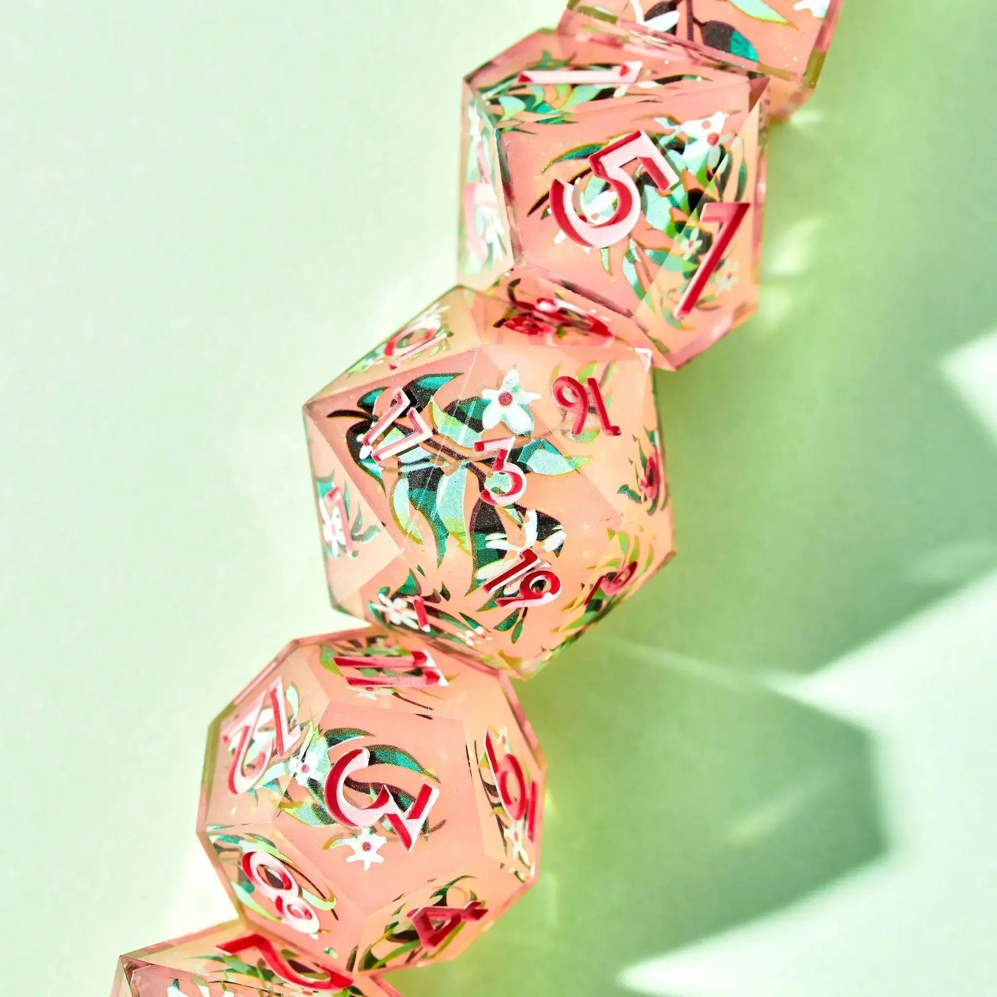 Overgrowth 7-Piece Iconic Dice Set - Dispel Dice - Premium DnD Dice & Accessories