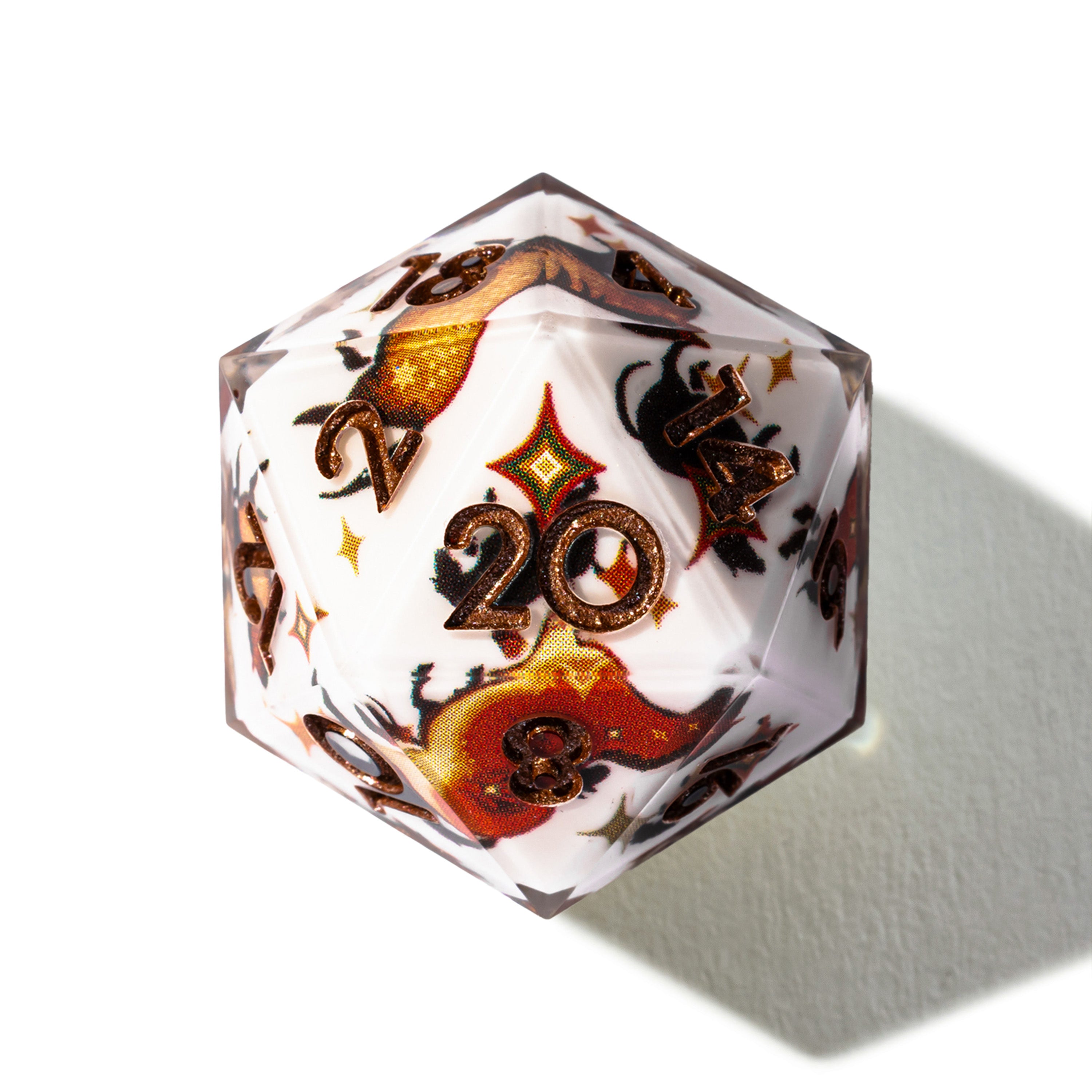 Paleolithic Horses 7-Piece Iconic Dice Set