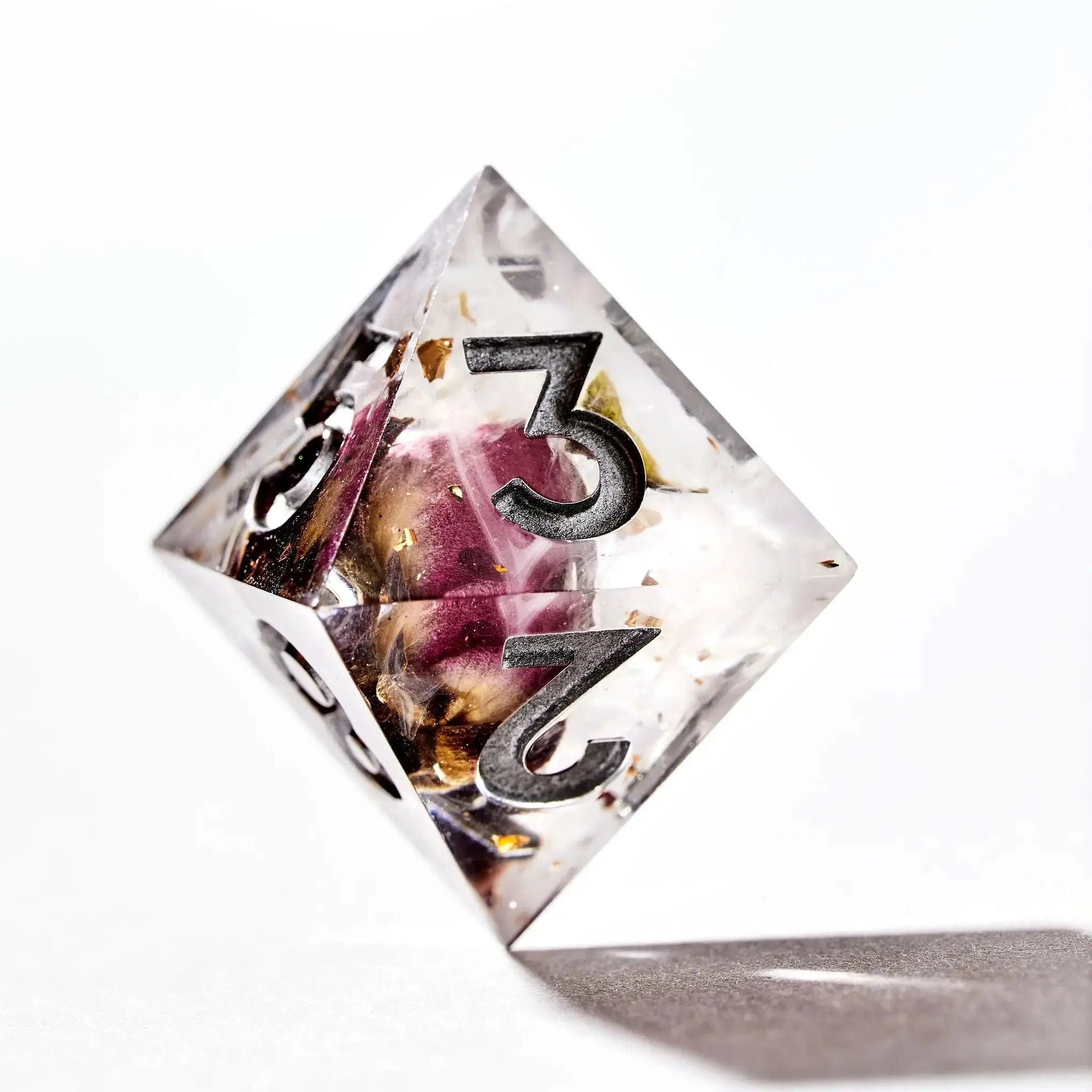 Petal Storm 7-Piece Polyhedral Dice Set - Dispel Dice - Premium DnD Dice & Accessories