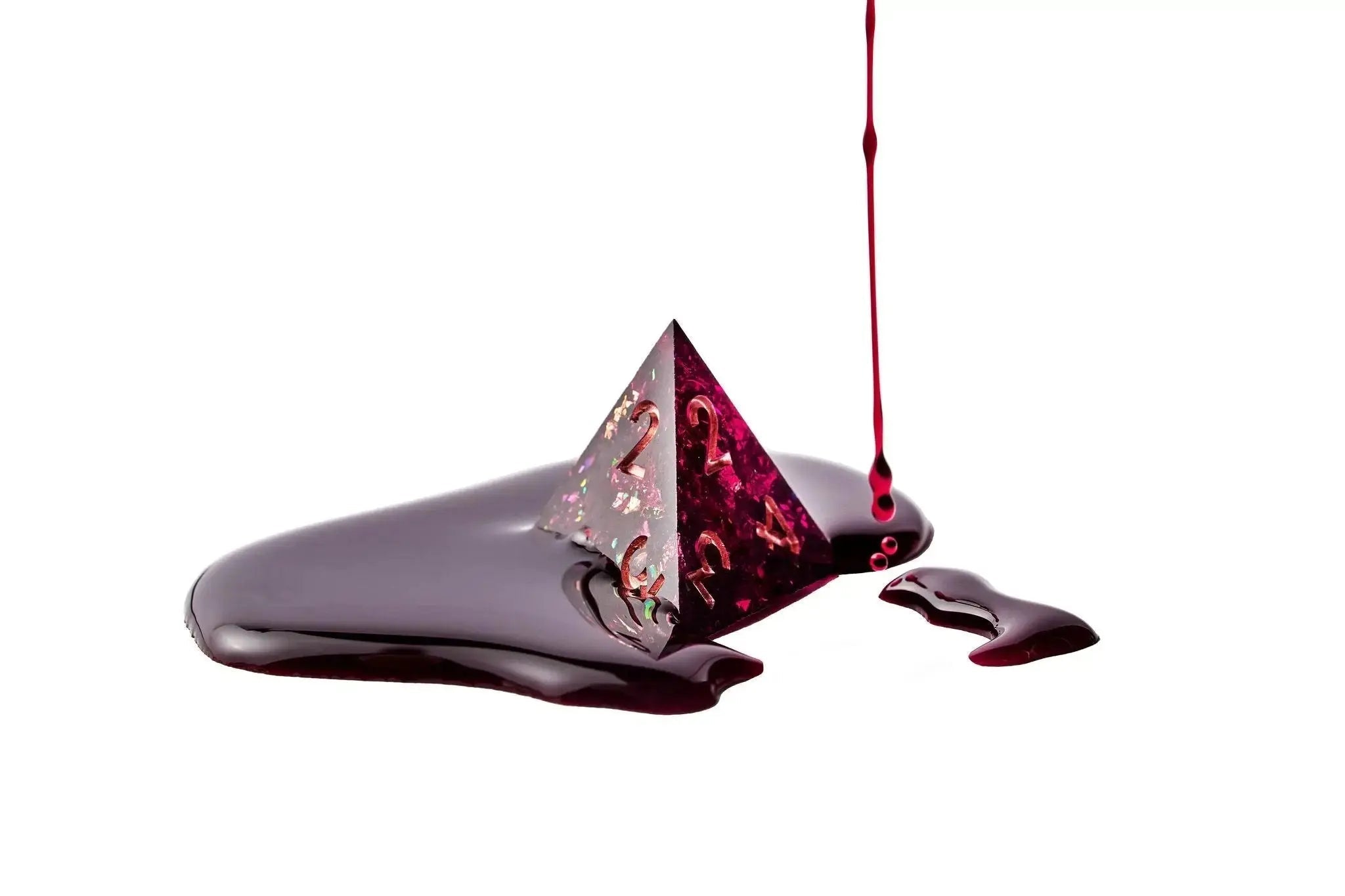 Poisoned Chalice 7-Piece Polyhedral Dice Set - Dispel Dice - Premium DnD Dice & Accessories