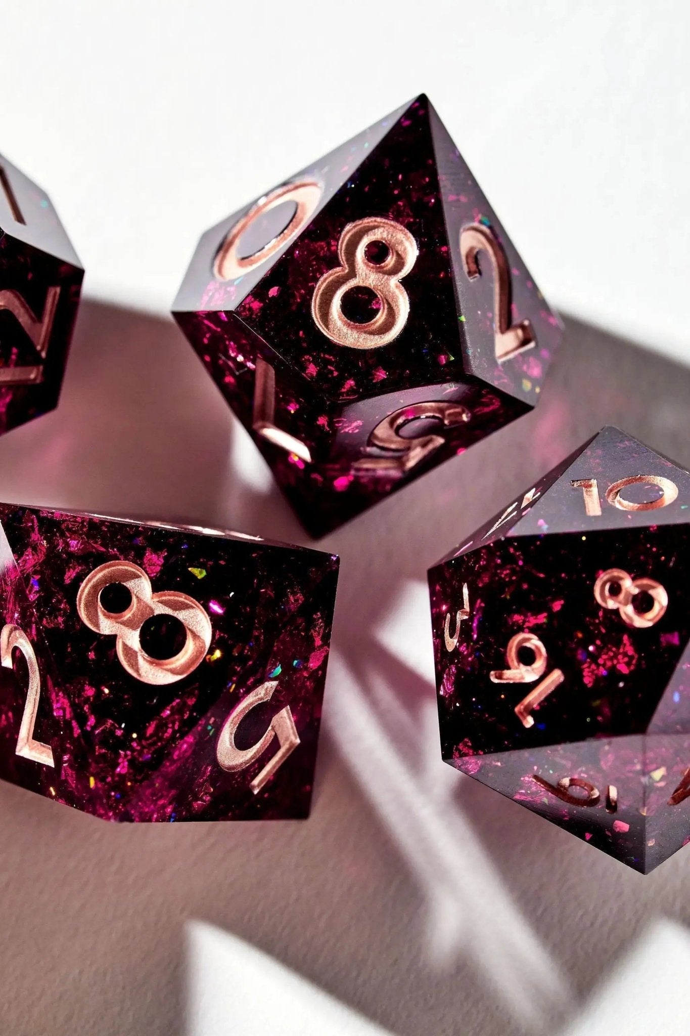 Poisoned Chalice 7-Piece Polyhedral Dice Set - Dispel Dice - Premium DnD Dice & Accessories