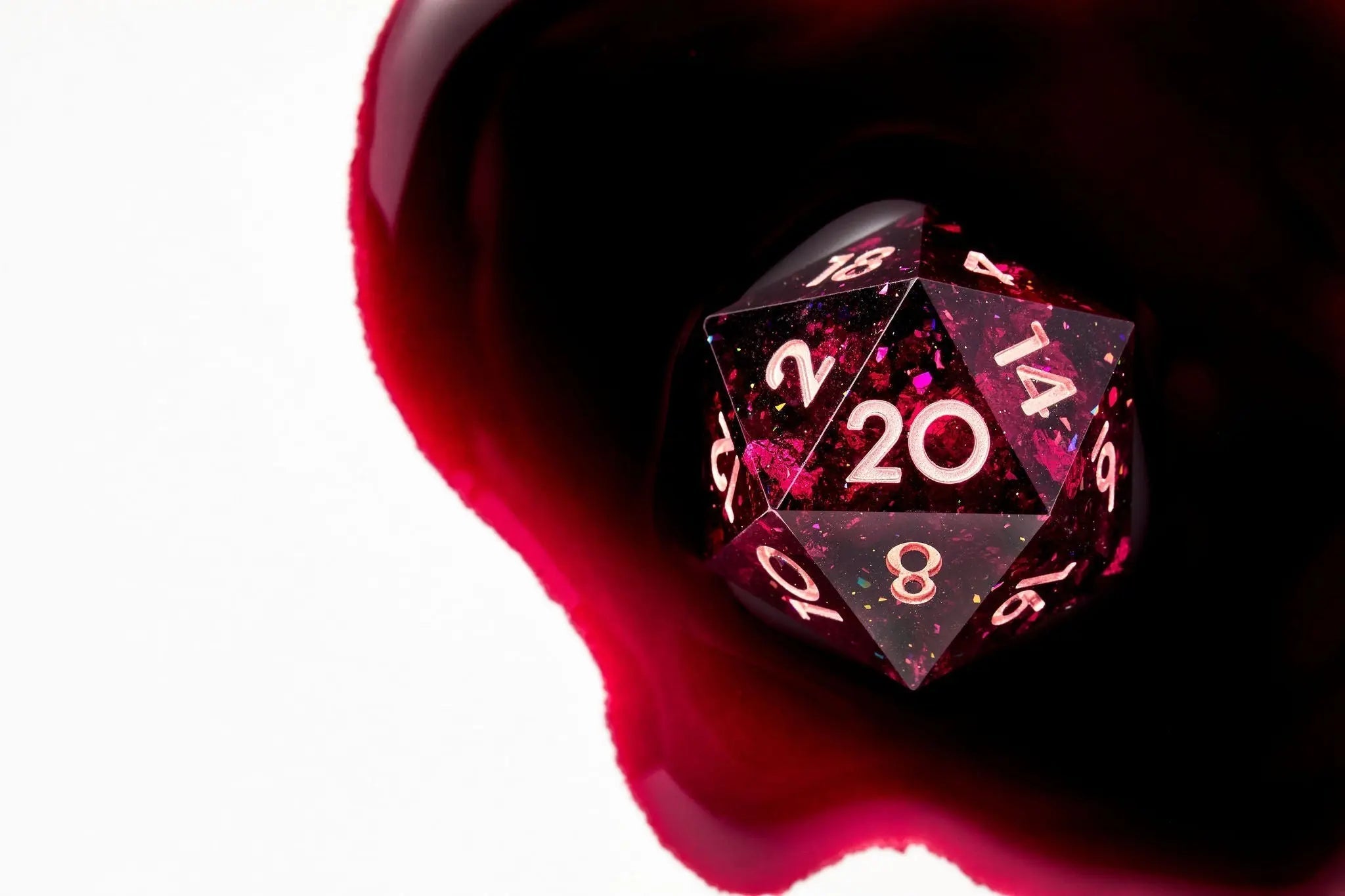 Poisoned Chalice 7-Piece Polyhedral Dice Set - Dispel Dice - Premium DnD Dice & Accessories