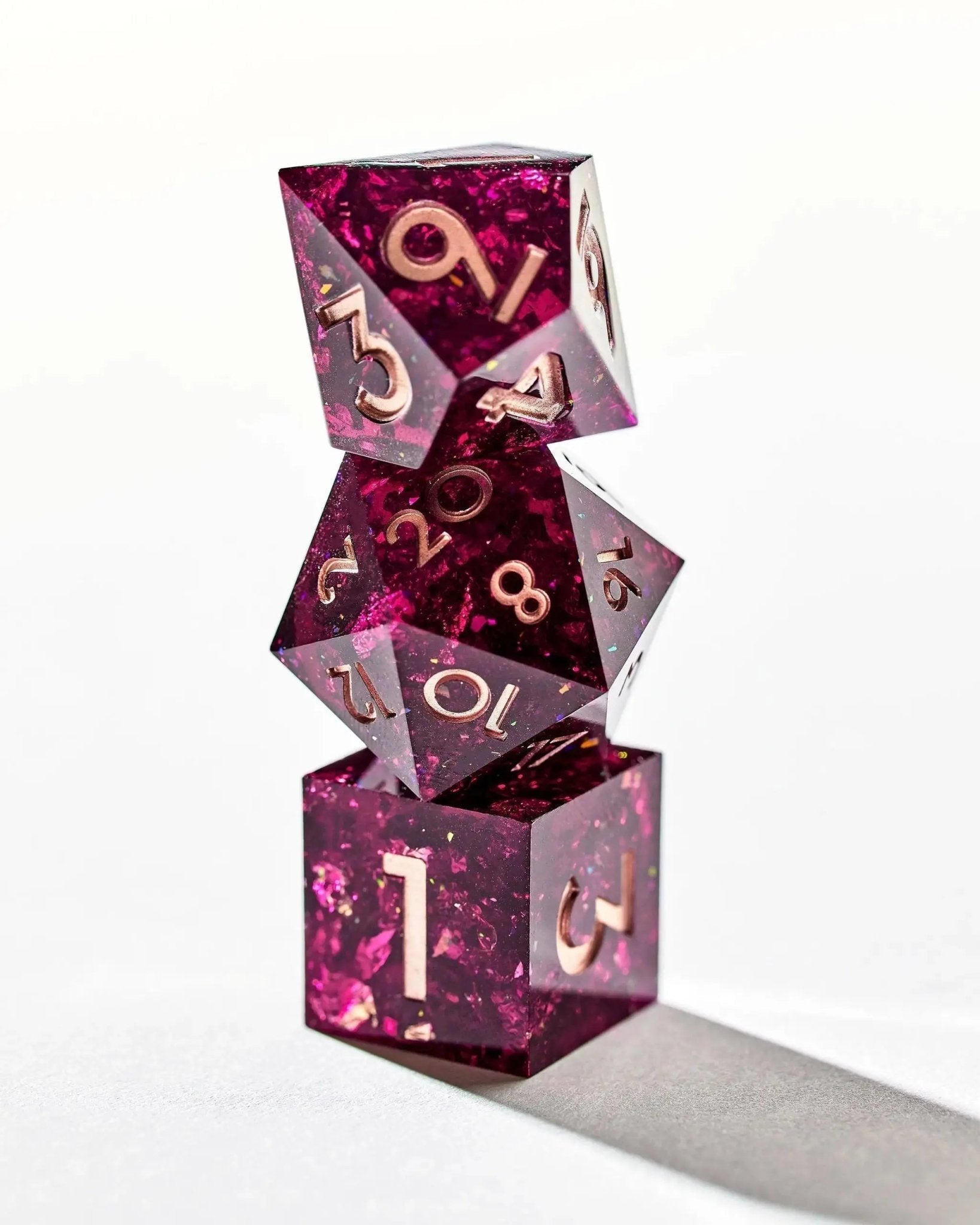 Poisoned Chalice 7-Piece Polyhedral Dice Set - Dispel Dice - Premium DnD Dice & Accessories