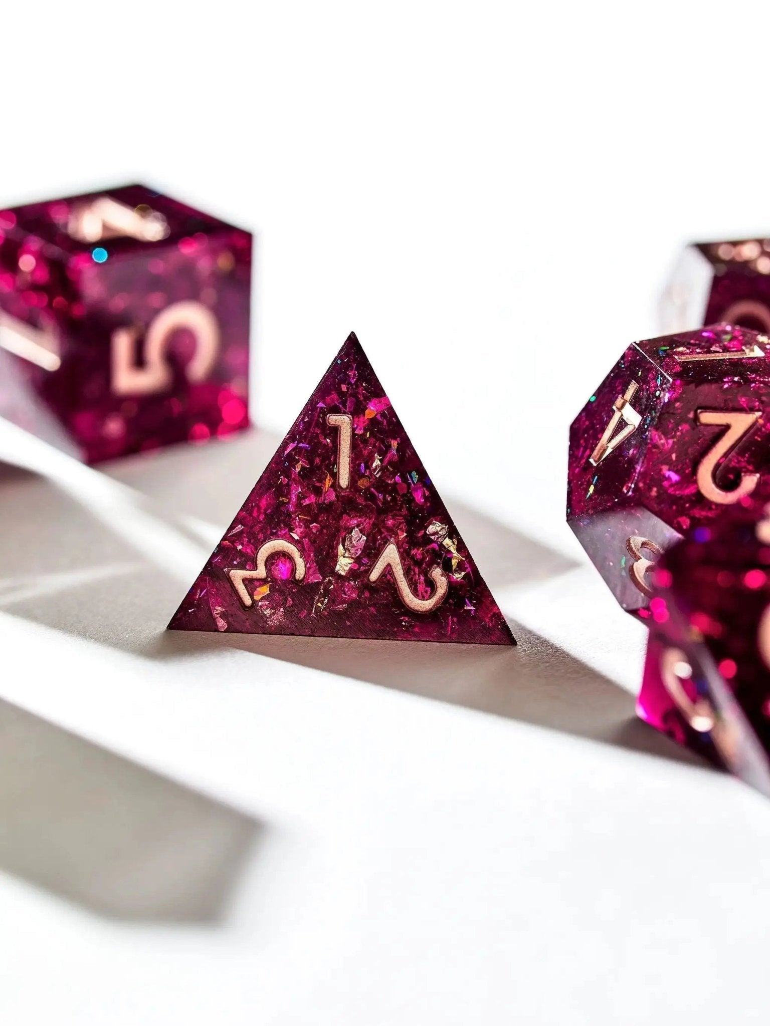 Poisoned Chalice 7-Piece Polyhedral Dice Set - Dispel Dice - Premium DnD Dice & Accessories