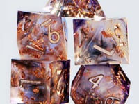 Crystal Rift 7-Piece Polyhedral Dice Set