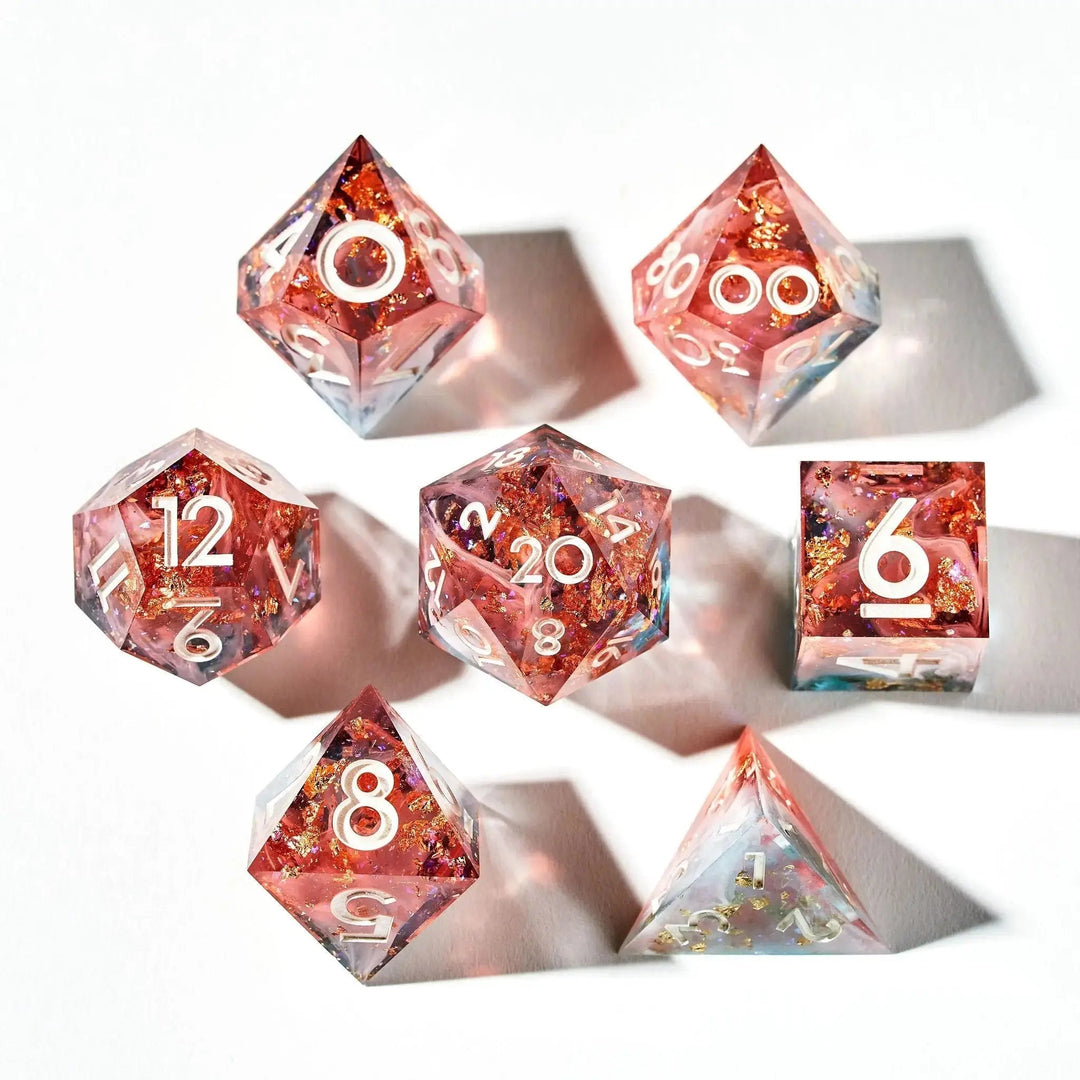 Promise of Tomorrow 7-Piece Polyhedral Dice Set - Dispel Dice - Premium DnD Dice & Accessories