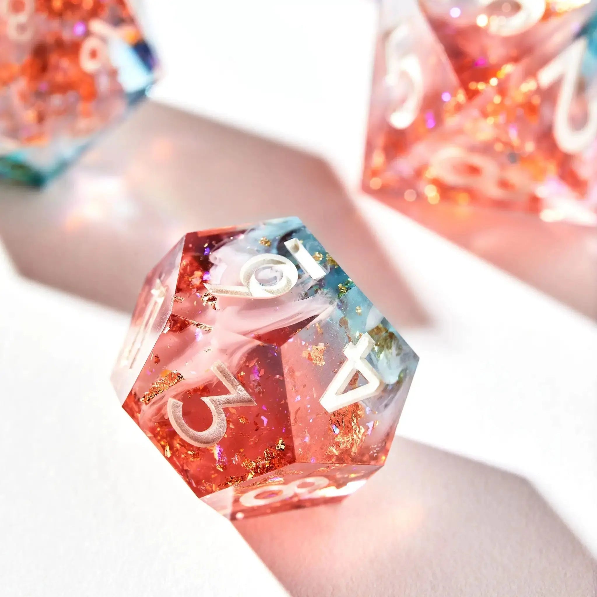 Promise of Tomorrow 7-Piece Polyhedral Dice Set - Dispel Dice - Premium DnD Dice & Accessories