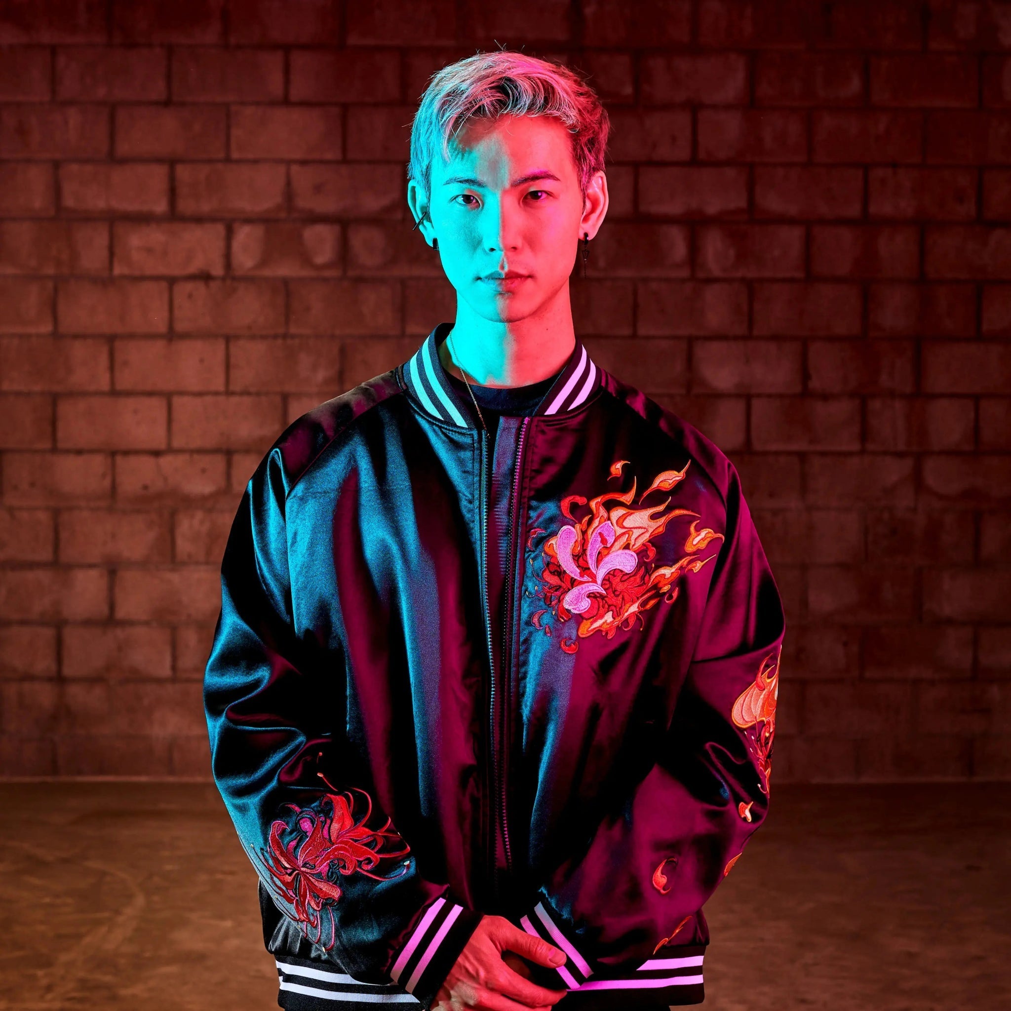 Red Dragon Sukajan Bomber Jacket - Dispel Dice - Premium DnD Dice & Accessories