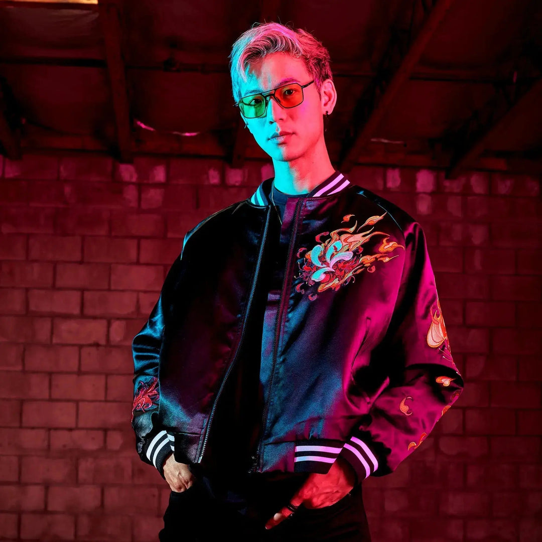 Displel Premium Red Dragon Bomber Jacket | Dispel Dice®