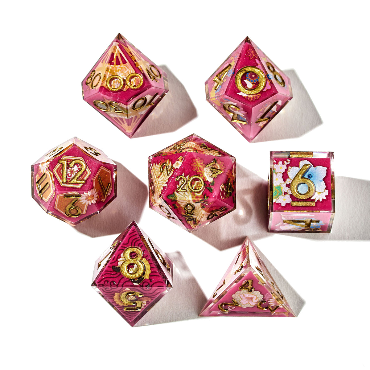 Reflections 7-Piece Iconic Dice Set | Dispel Dice®