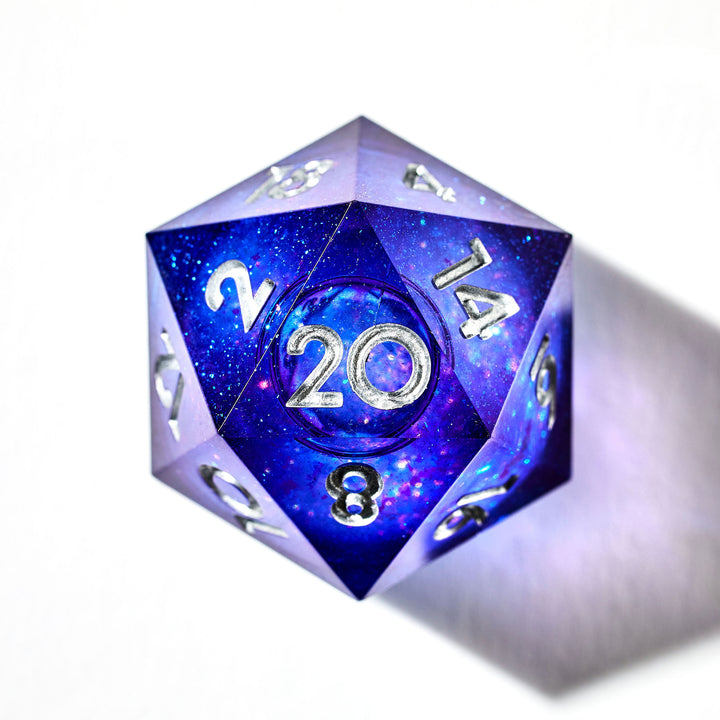 Remote Galaxies 7-Piece Liquid Core Dice Set