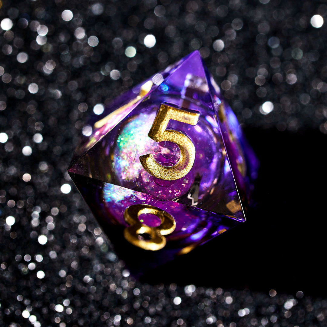 Retrograde 7-Piece Liquid Core Dice Set