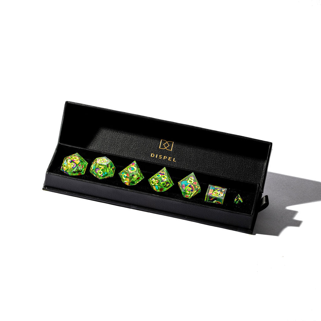 High Rollers The Clever Toad DnD Dice Set | Dispel Dice®