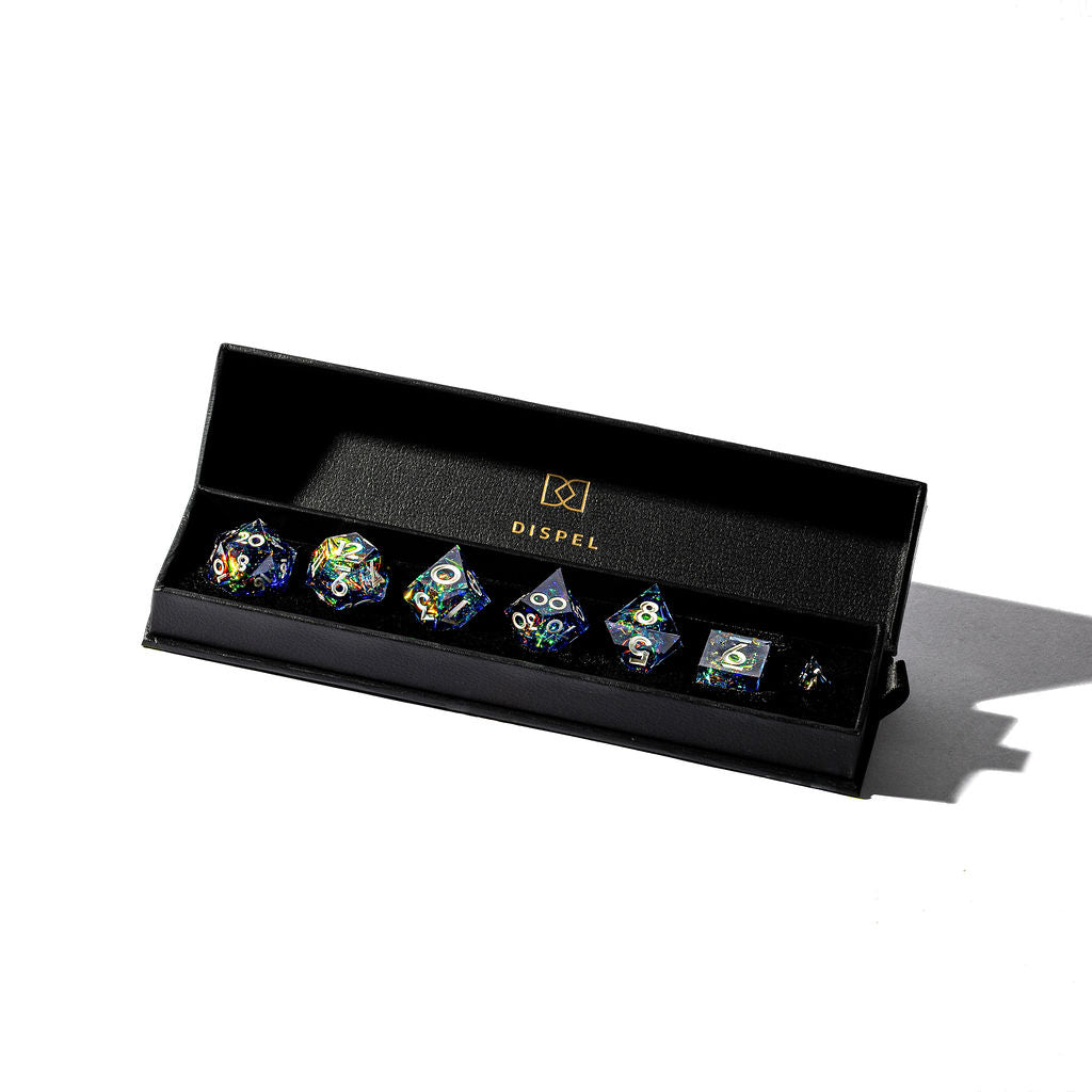 Lapis Lazuli 7-Piece Polyhedral Dice Set