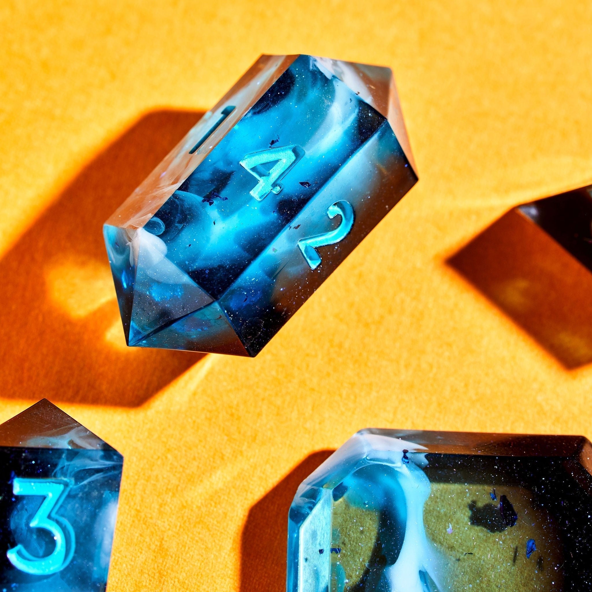 Sleepy Hollow 7-Piece Jewel-shaped Dice Set - Dispel Dice - Premium DnD Dice & Accessories