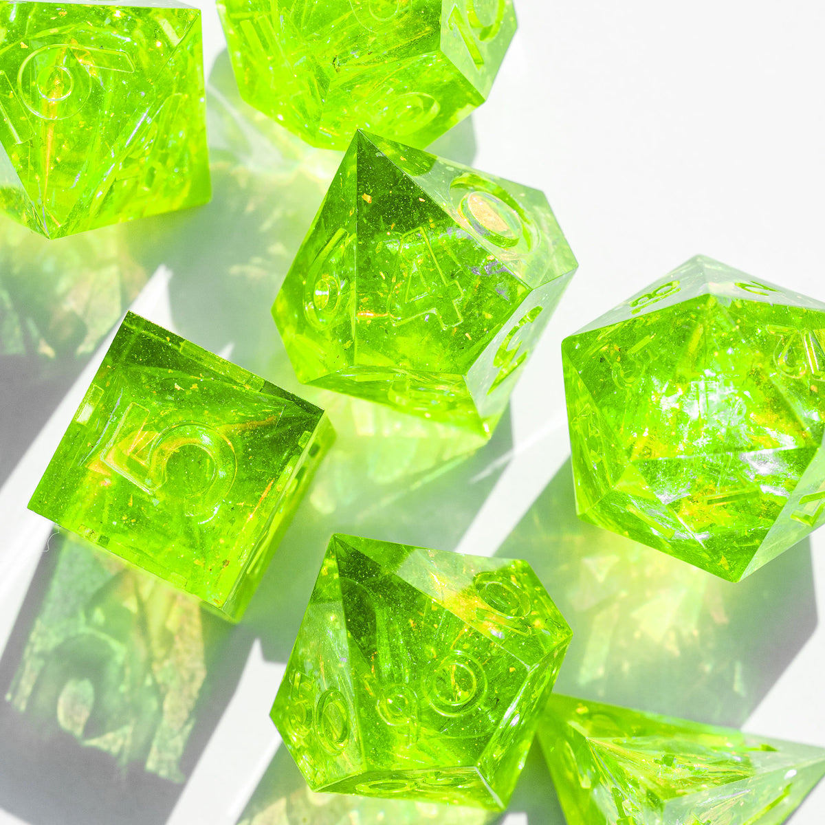 Blight 7-Piece Standard Dice Set - Dispel Dice - Premium DnD Dice & Accessories # #