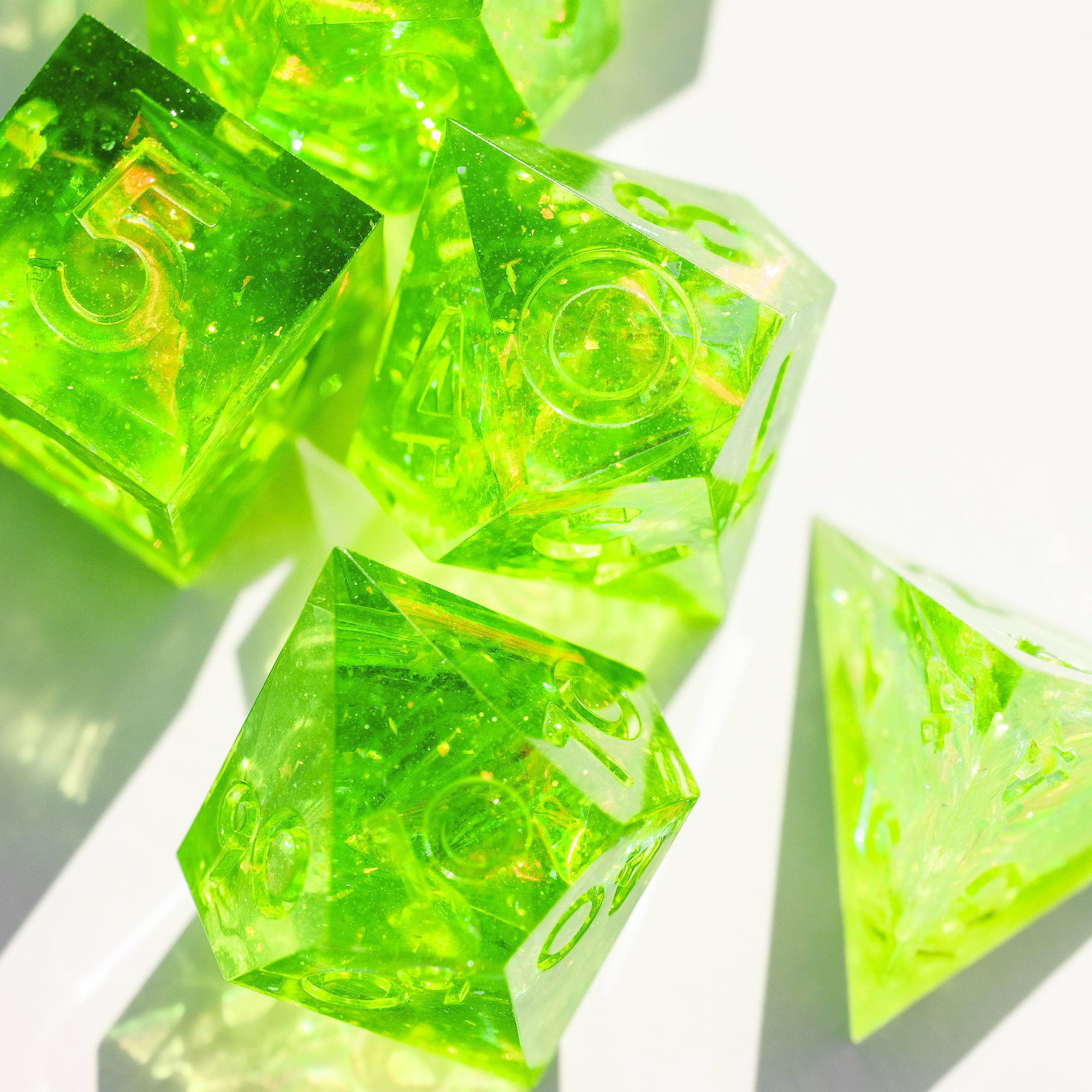 Blight 7-Piece Standard Dice Set - Dispel Dice - Premium DnD Dice & Accessories # #