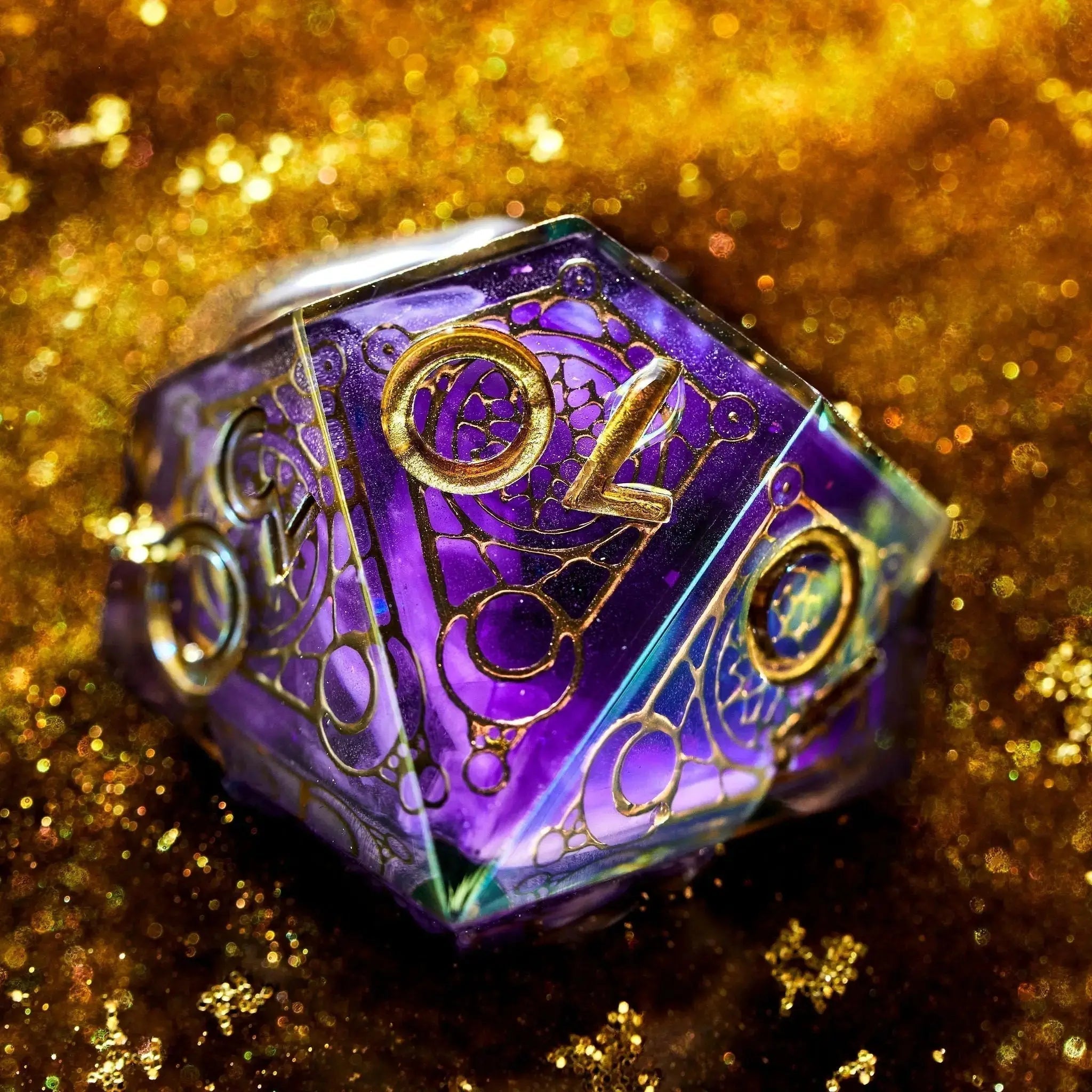 Summoner's Circle 7-Piece Iridescent Iconic Dice Set - Dispel Dice - Premium DnD Dice & Accessories