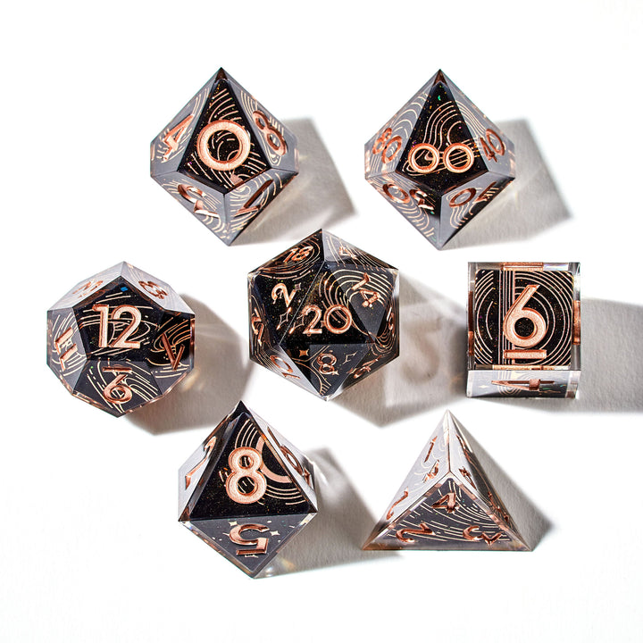 Supernova 7-Piece Iconic Dice Set