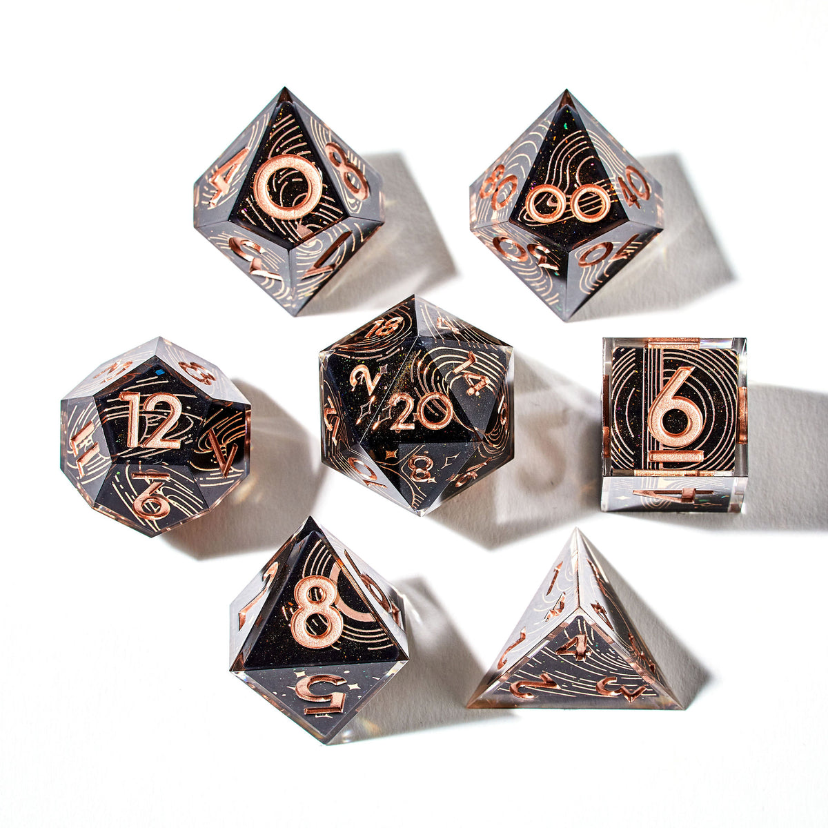 Supernova 7-Piece Iconic Dice Set | Dispel Dice®