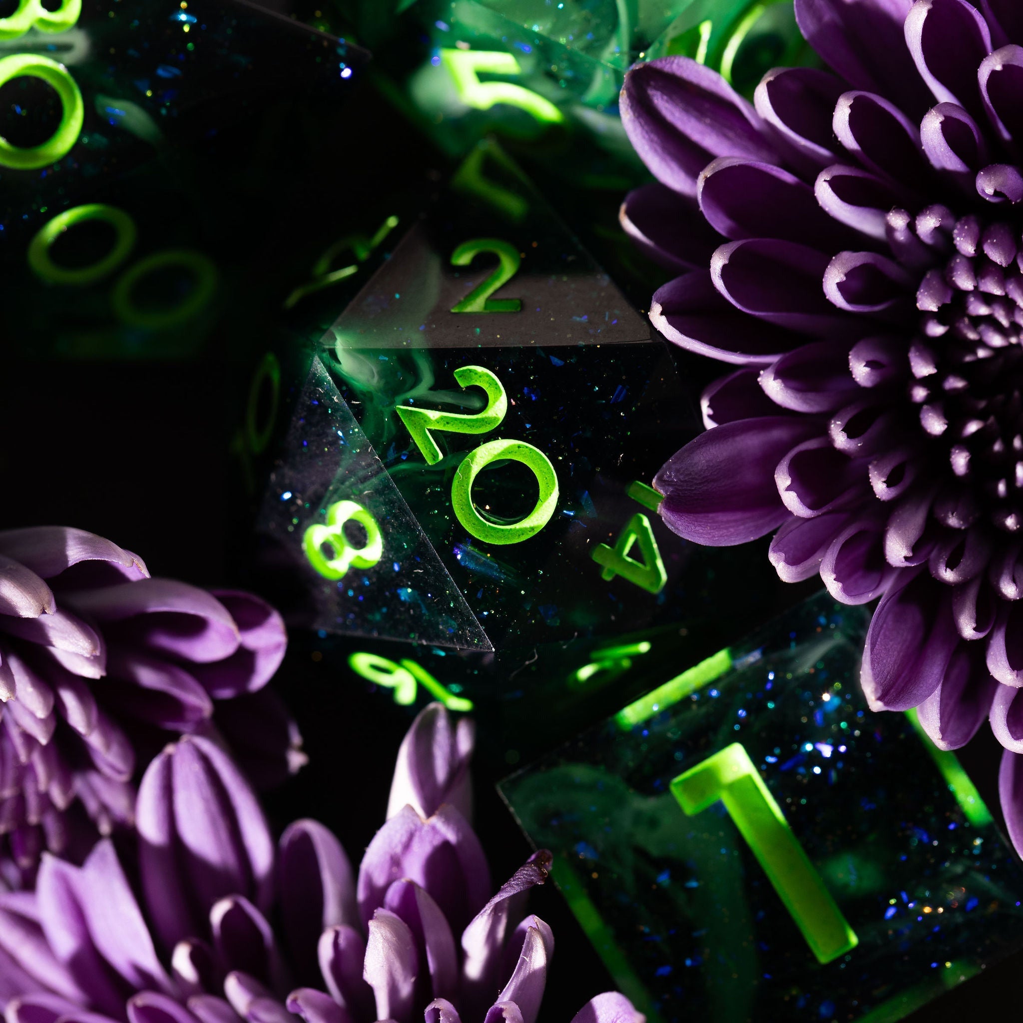 Swarm 7-Piece Polyhedral Dice Set