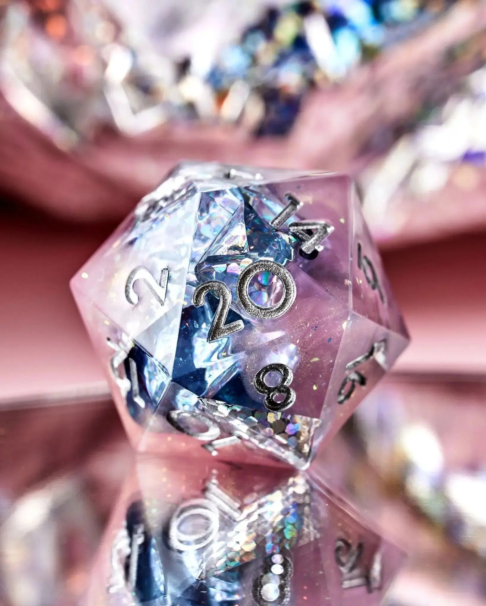 That's Hot 7-Piece Polyhedral Dice Set - Dispel Dice - Premium DnD Dice & Accessories