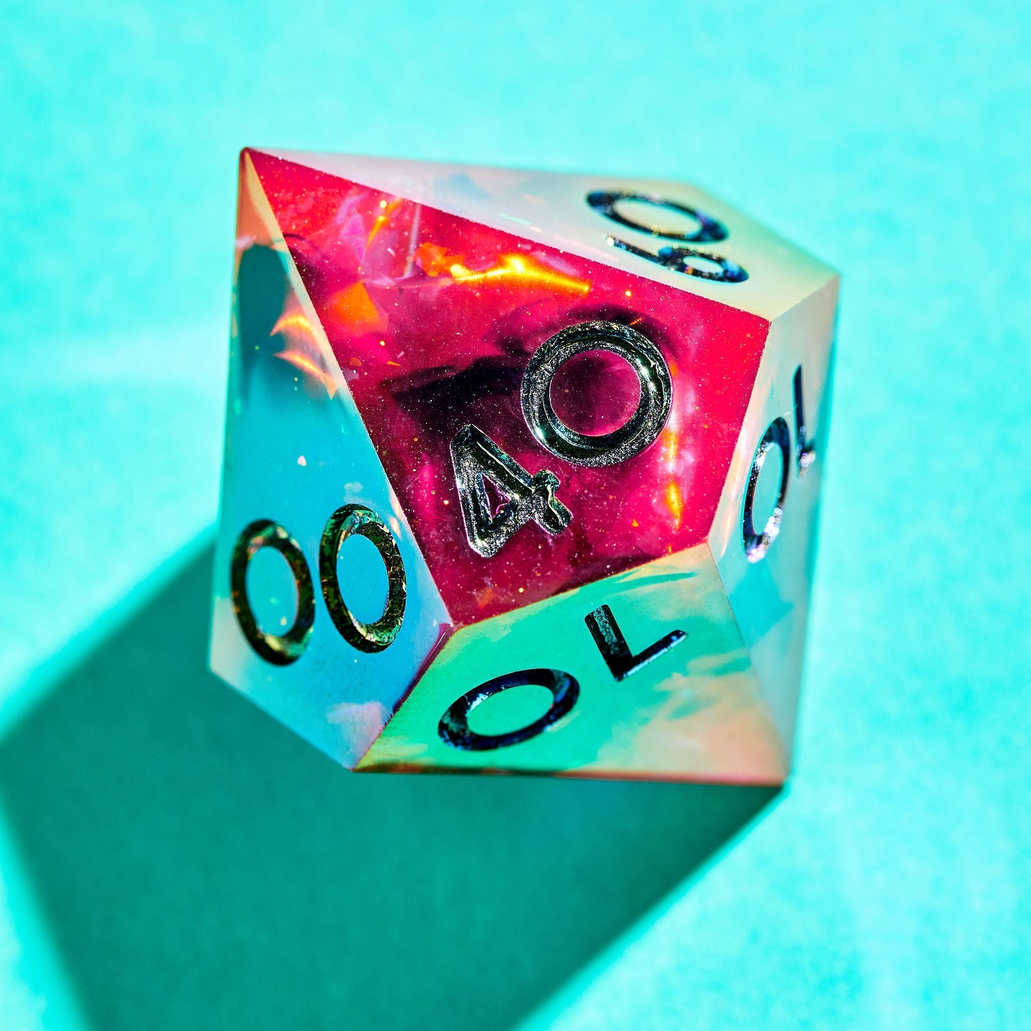 The Midnight Club 7-Piece Iridescent Dice Set - Dispel Dice - Premium DnD Dice & Accessories