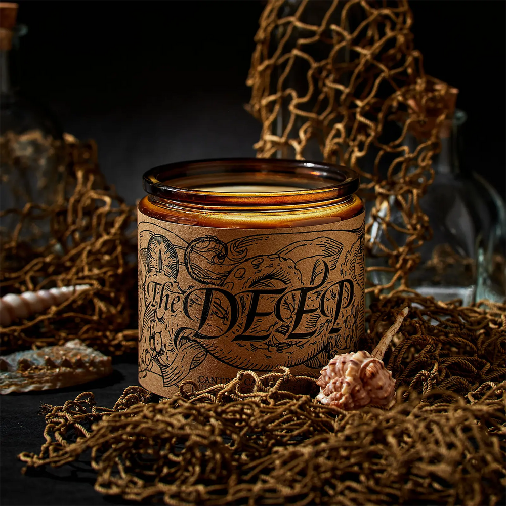 Dispel Dice x Cantrip Candles "The Deep" Scented Soy Candle (12 oz.) - Dispel Dice - Premium DnD Dice & Accessories