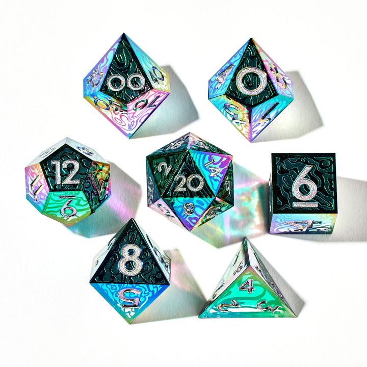 Tidal Treasures 7-Piece Iconic Dice Set