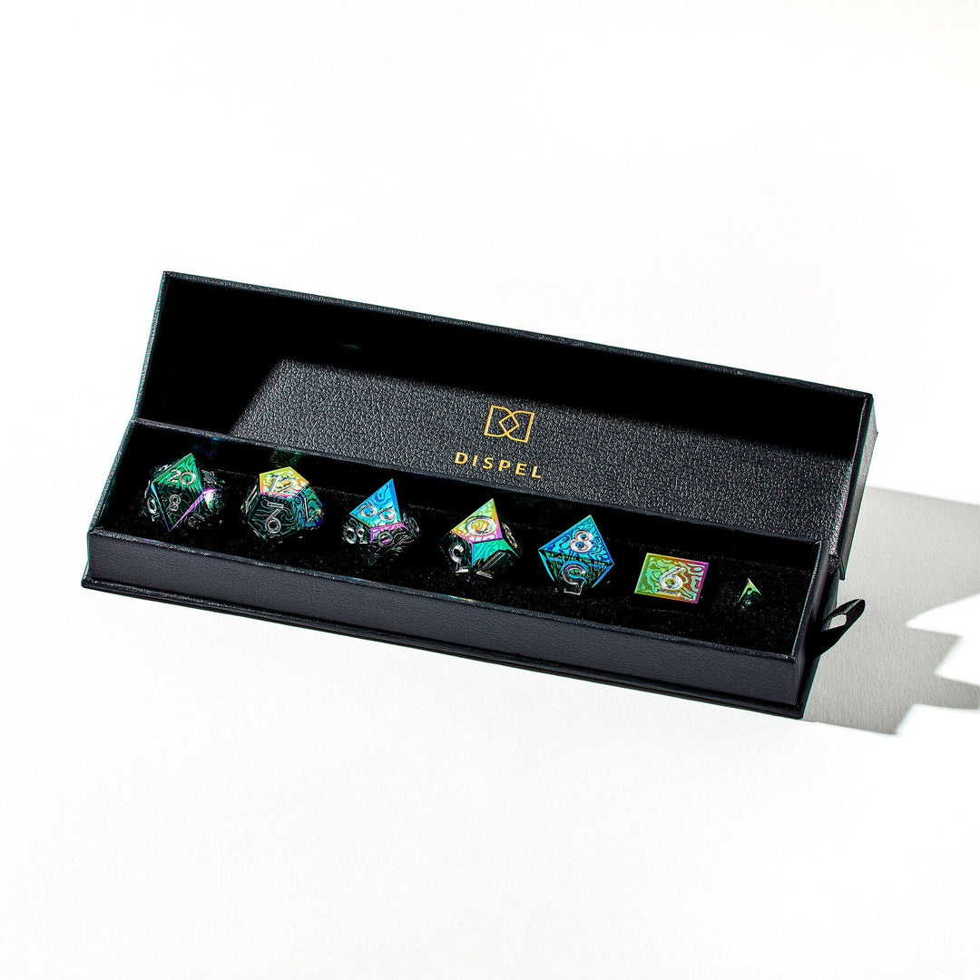 Tidal Treasures 7-Piece Iconic Dice Set