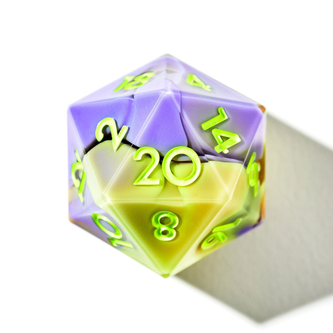 Tricks & Treats 7-Piece Polyhedral Dice Set - Dispel Dice - Premium DnD Dice & Accessories