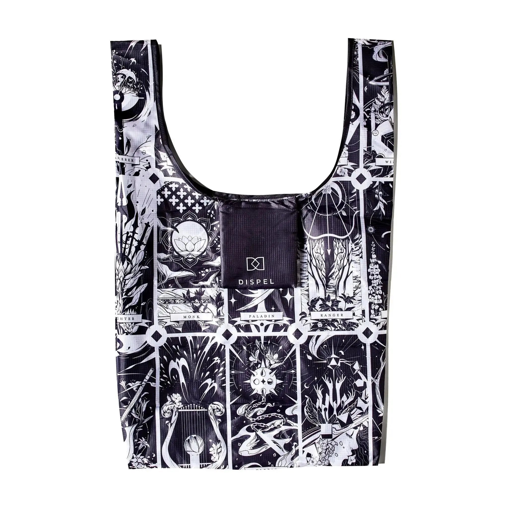 TTRPG Tarot Class Reusable Shopping Tote Bag - Dispel Dice - Premium DnD Dice & Accessories