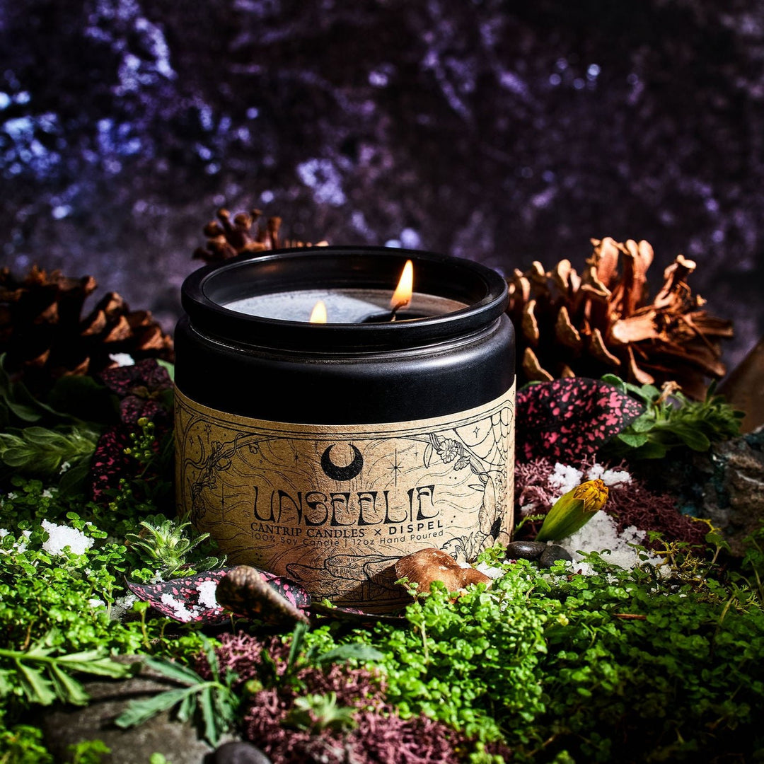 Dispel Dice x Cantrip Candles "Unseelie" Scented Soy Candle (12 oz.)