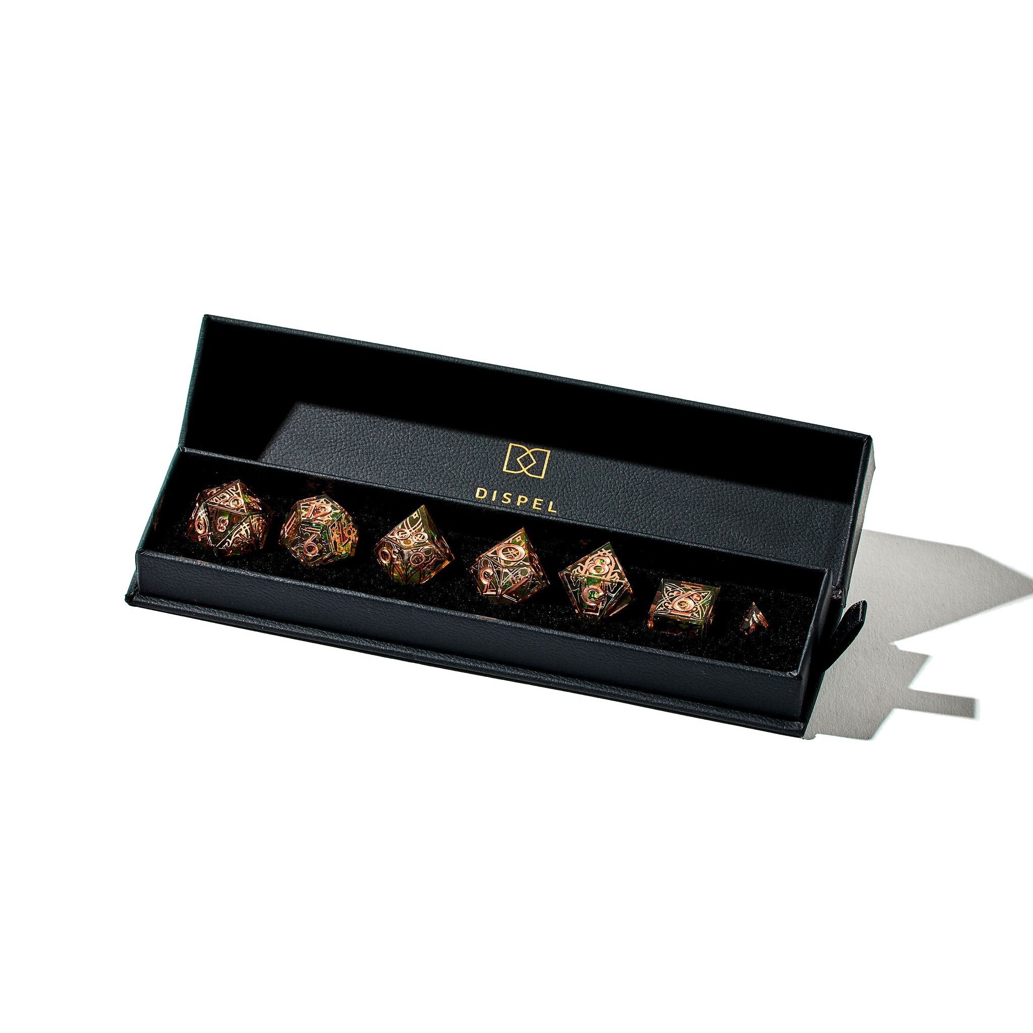 Verdant Cathedral 7-Piece Iconic Dice Set