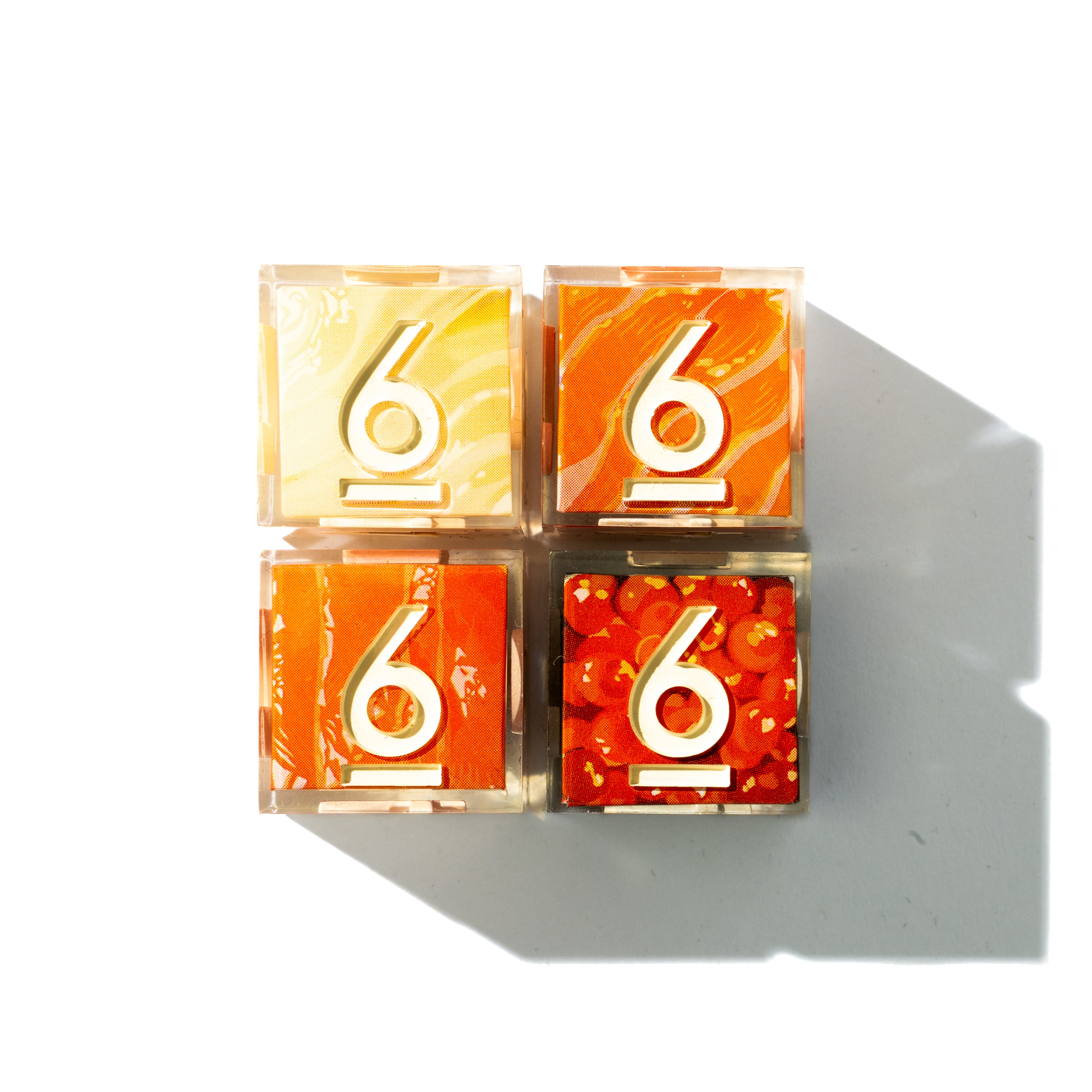 Sushi 4-Piece Iconic D6 Dice Set