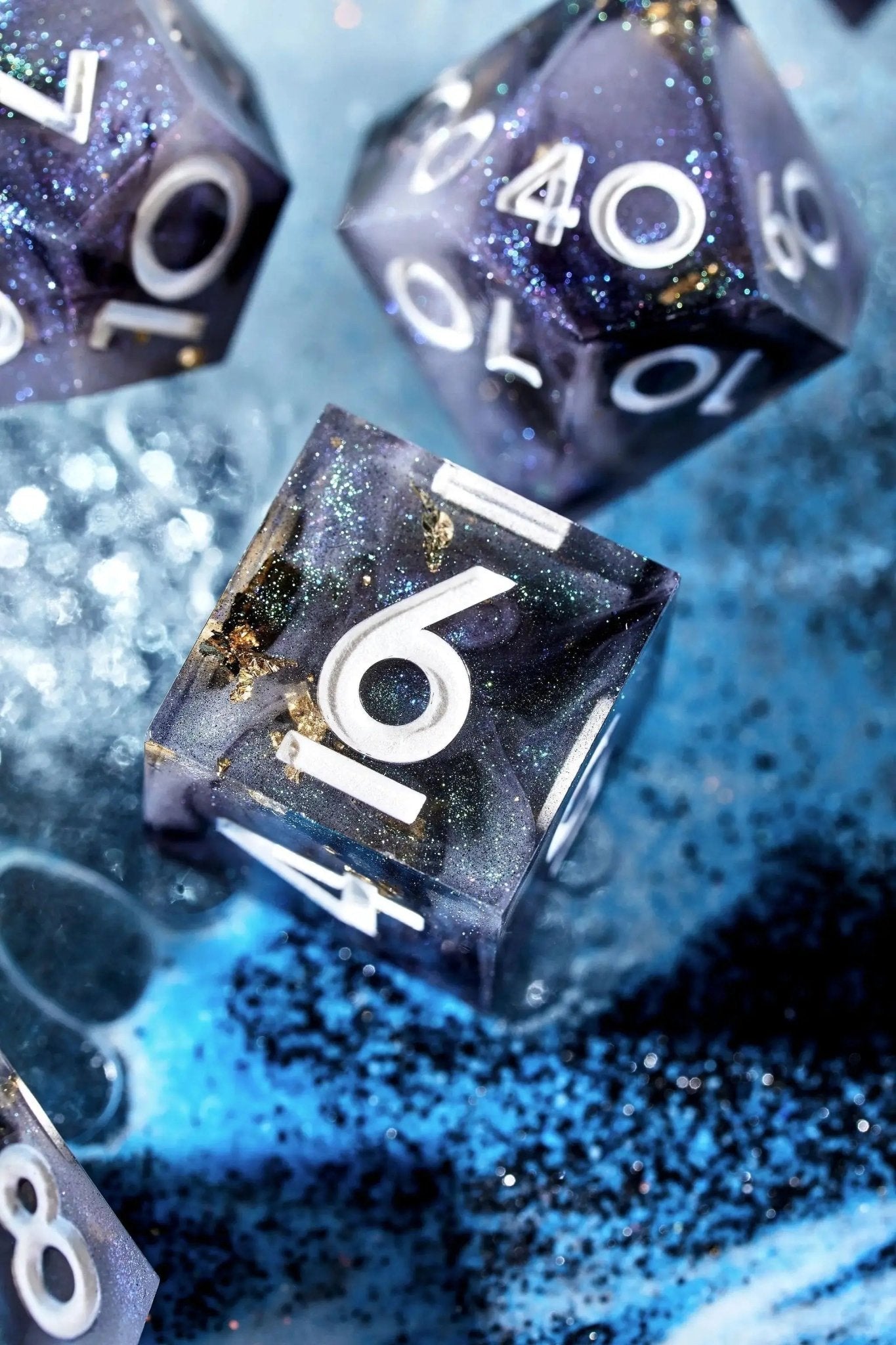 Wintermourne 7-Piece Polyhedral Dice Set - Dispel Dice - Premium DnD Dice & Accessories