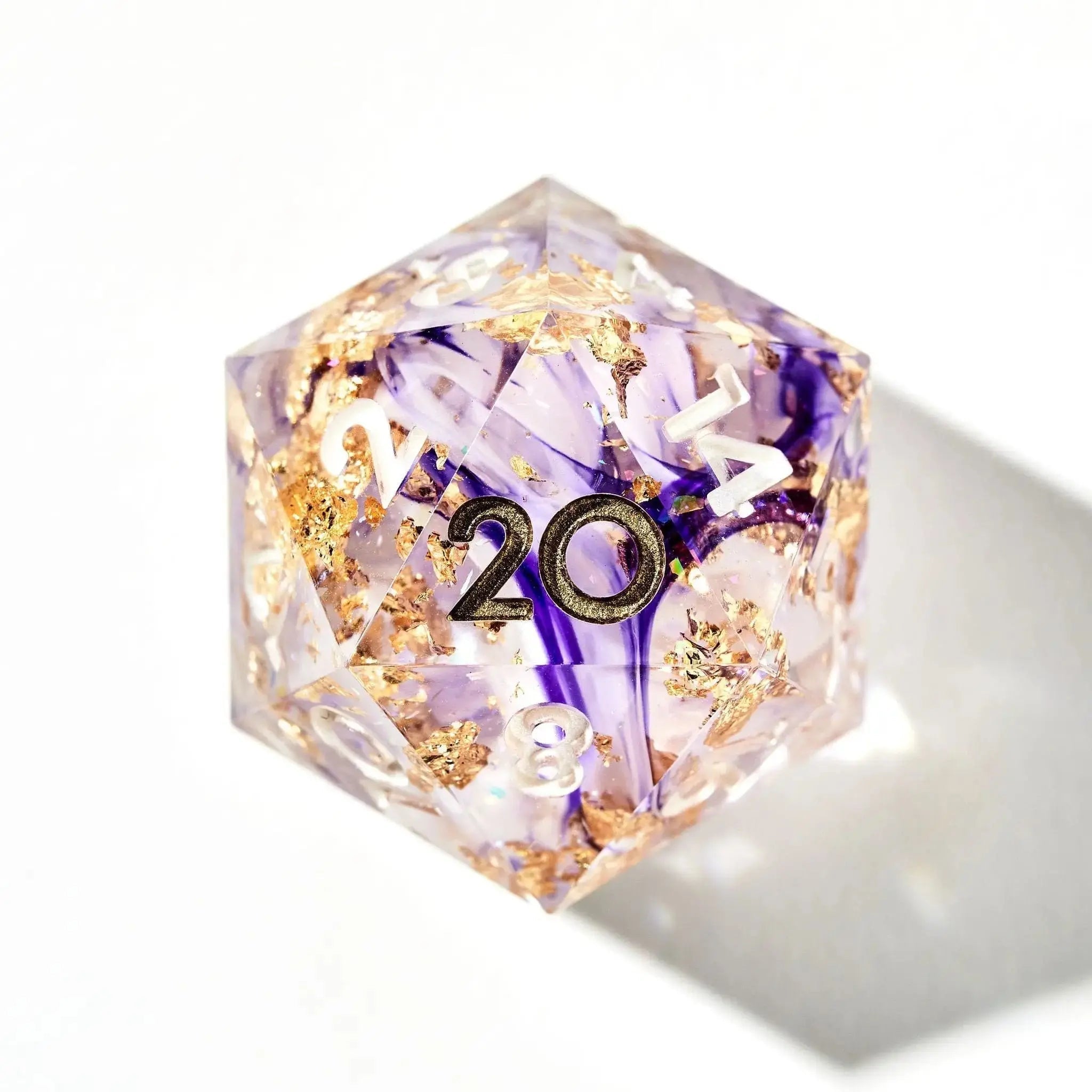 Wisteria Falls 7-Piece Polyhedral Dice Set - Dispel Dice - Premium DnD Dice & Accessories