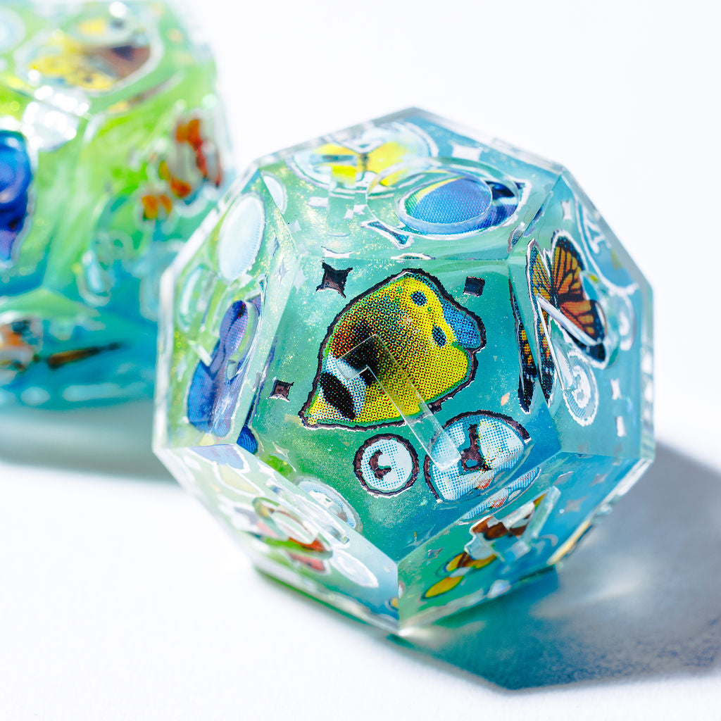 Frutiger Aero 7-Piece Iconic Dice Set - Dispel Dice - Premium DnD Dice & Accessories # #